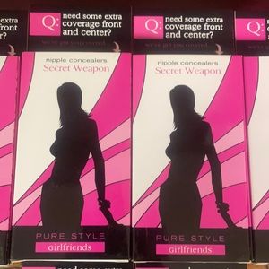 Secret Weapon Nipple Concealers Coverage re-usable New Pure Style girlfriends